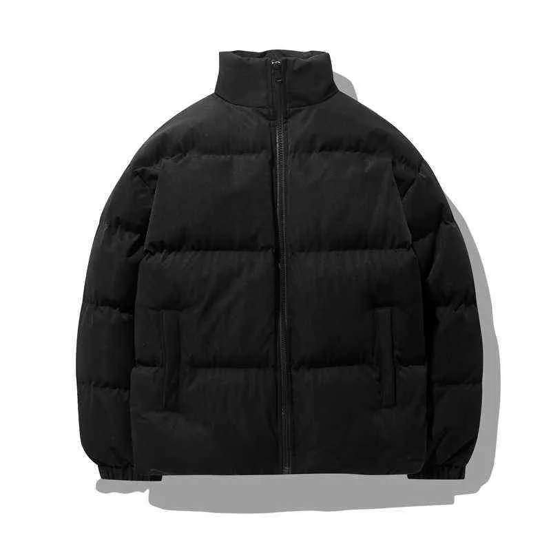 Hommes Harajuku coloré bulle manteau hiver chaud veste 2021 hommes streetwear hip hop parka coréen noir vêtements doudounes S-8XL Y1103