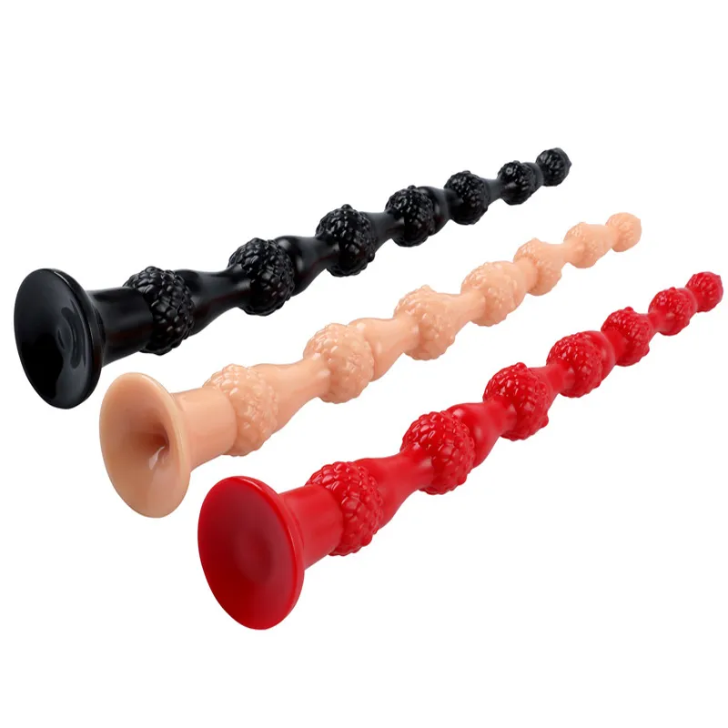 Lange Analdildo Colon Plug Große Perle Strapon Erwachsene Sex Spielzeug Frauen Männer Prostata Massager Saugnapf Vagina Anus Masturbator zauberstab Y23323950