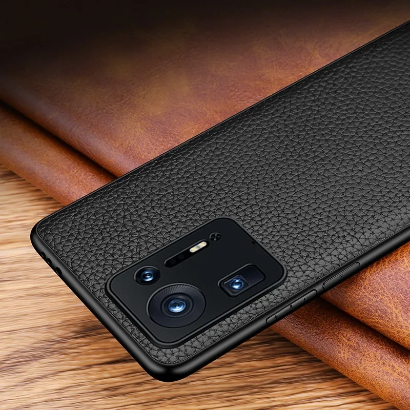 Натуральные кожаные чехлы для Xiaomi Mi Mix 4 Case Luxury Высокое Качество Настоящая Корова Скрыть заднюю крышку для Xiomi Mi Mix4