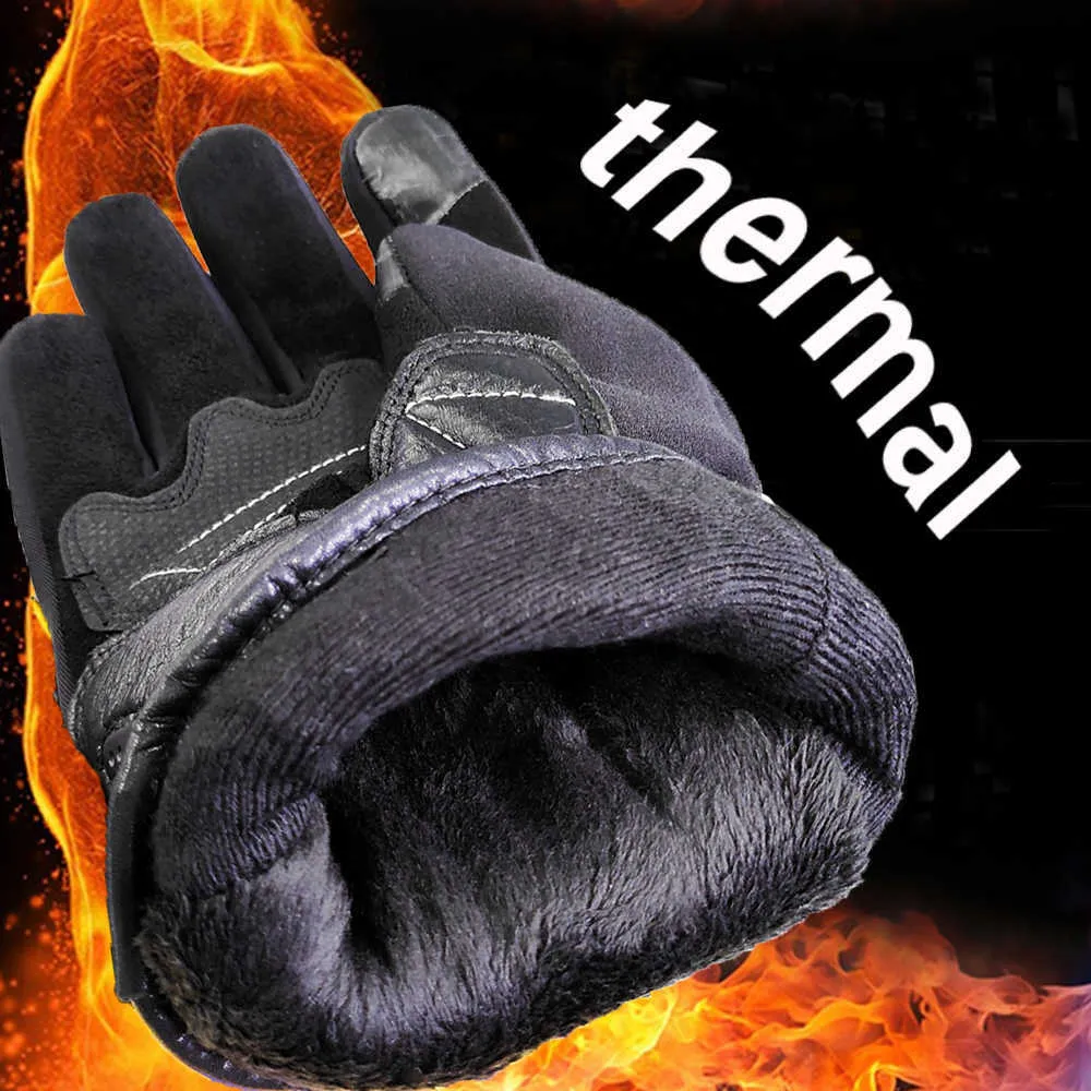 MASONTEX hiver Moto gants thermique étanche hommes femmes extérieur coupe-vent chaud Moto écran tactile gants d'équitation H1022