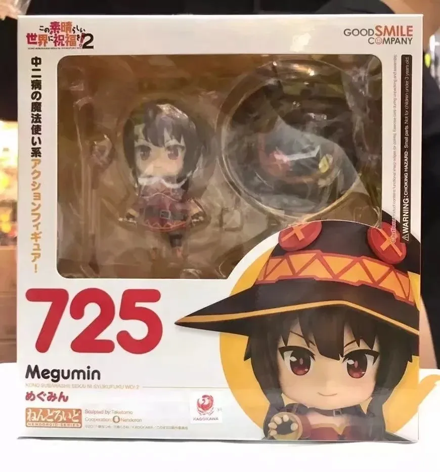 10cm Konosuba God039s välsignelse på denna underbara värld Megumin 725 Action Figur PVC Collection Model Toys for Christmas Gift2276724