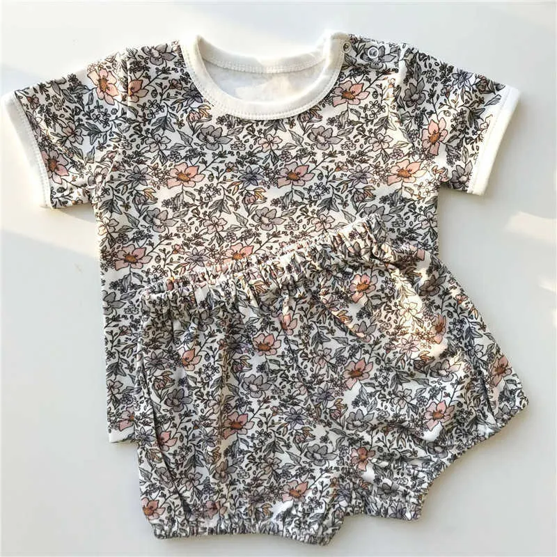 Los conjuntos de ropa de verano para bebés Piao se pueden usar como ropa de dormir o trajes de juego para niños, niñas, camiseta, traje de bombachos 210619