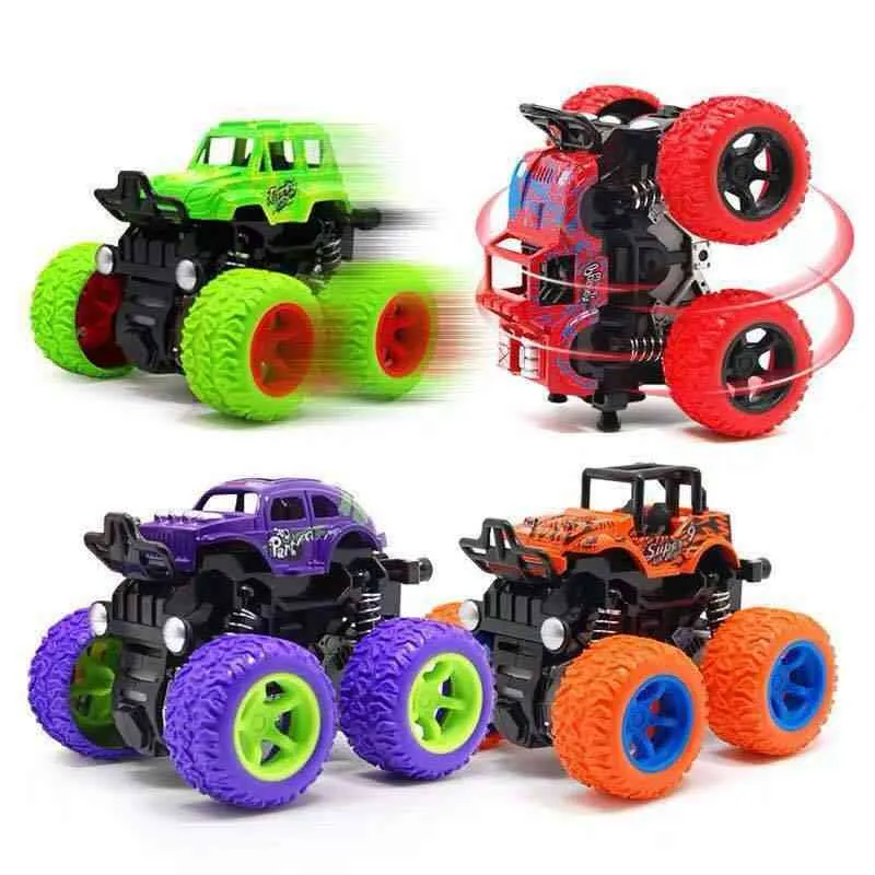 Monster Children039S bil 360 -graders inertia bilfriktionskraft SUV Die Casting Outdoor Toys Födelsedagspresenter80977871786047