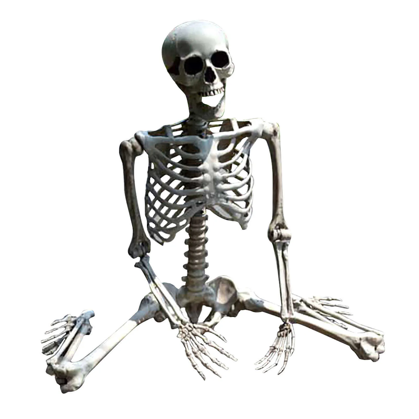 70 cm Halloween szkielet rekwizytów ludzki pełnowymiarowy czaszka Ręka Life Body Anatomy Model Decorhalloween Dekor