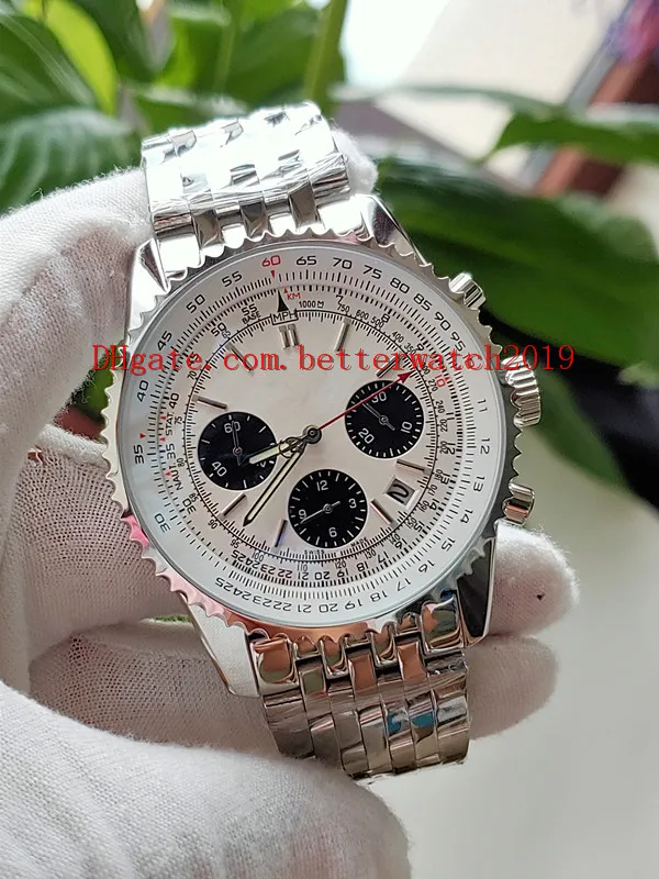 2 Kolor Sprzedawanie zegarków męskich Watch Watch 45 mm Navitimer AB031021 BF77 453A Chronograph Working Quartz Fold Stael ze stali nierdzewnej 202333T