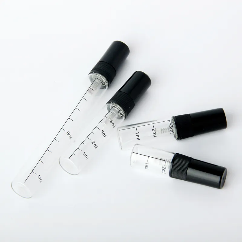 2 ml 3 ml 5 ml 10 ml bouteille en verre bouteilles de parfum vides atomiseur de pulvérisation conteneur cosmétique de voyage portable / support logo personnalisé