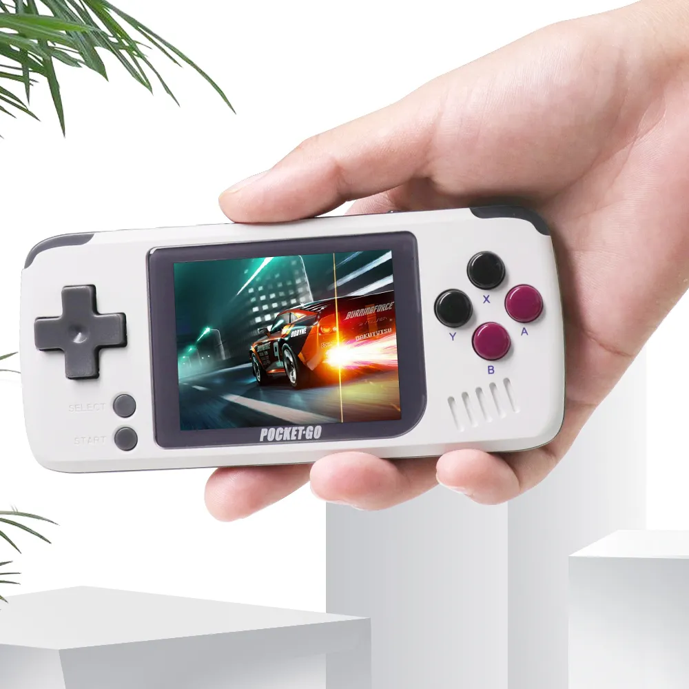 Game Console ، Pocketgo ، وحدة فيديو ألعاب Video Retro Handheld ، 2.4inch Screen Screen Portable Children