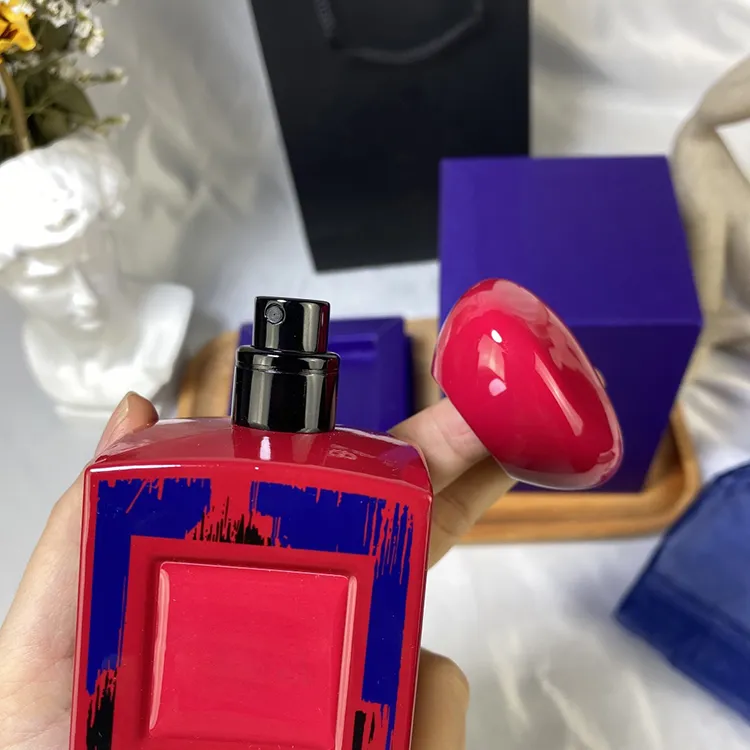 Neutraal parfum 100 ml dame charmante geuren ikat rouge pittige houtachtige tonen EDP de hoogste kwaliteit en snelle levering