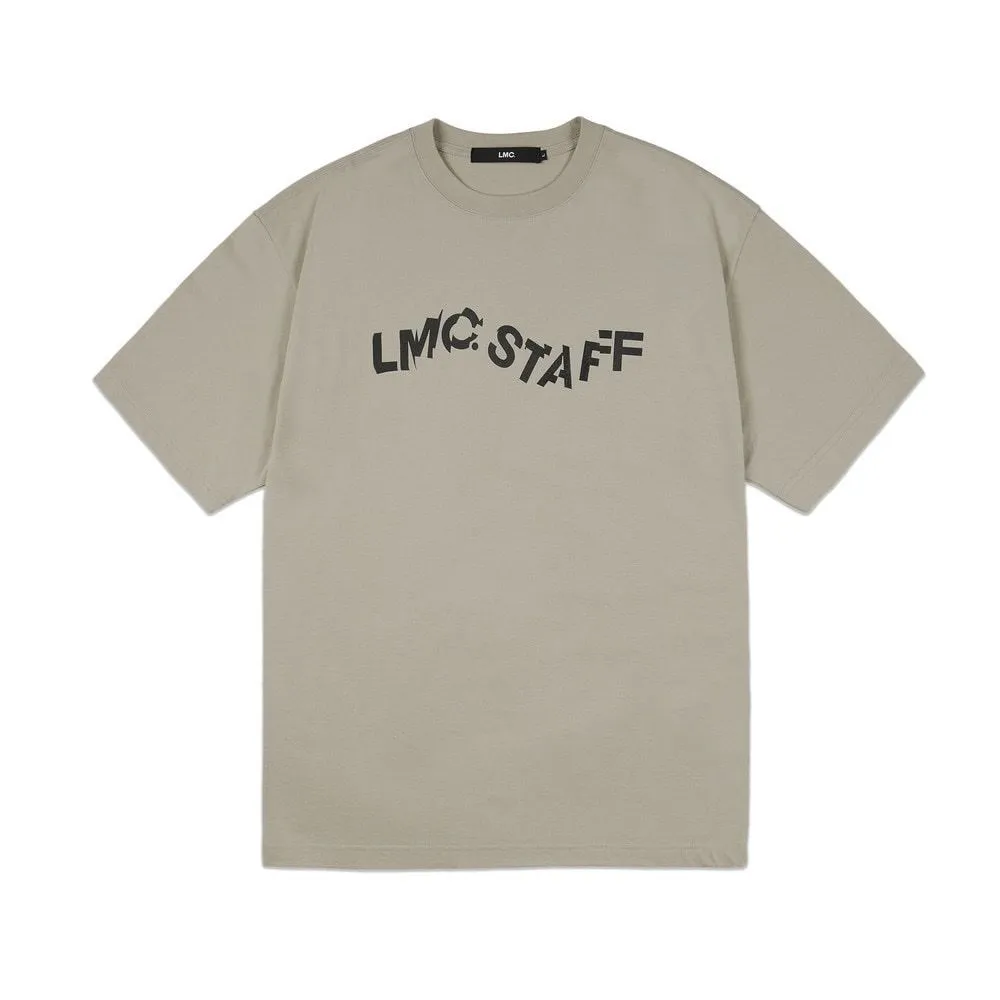 Electric Hip Man LMC Personal 20FW Alla anställda Swirl Printing Lös rund hals Kortärmad T-shirt 2021