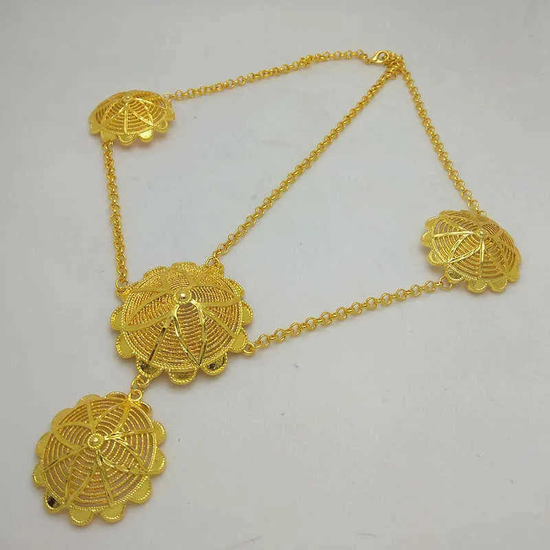 Królestwo Końskie Ślub Złoty Biżuteria Hurtownie Moda Afryki Koraliki Biżuteria Zestawy w Nigeria Afryka Indie Biżuteria Zestaw H1022