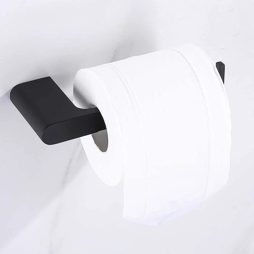 Taicute ağır tuvalet kağıdı tutucu paslanmaz çelik doku rulo askı duvar montaj wc banyo aksesuarları 210720