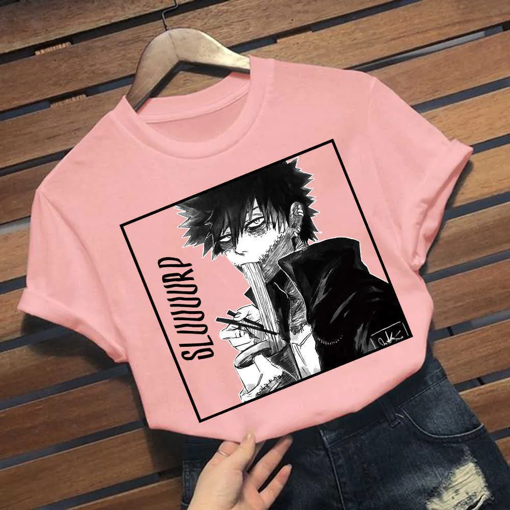 2020私のヒーローアカデミアTシャツDabi Sluuuurp麺Tシャツグラフィックトップスティーオスユニセックスx0621