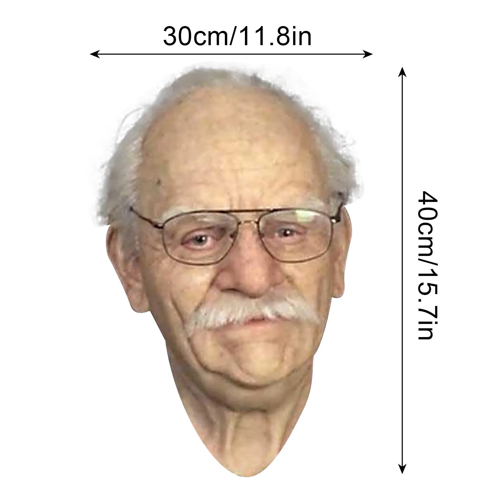 Another Me-the Elder Halloween Holiday Funny Masks Supersoft Old Man Adult Mask Children Doll Toys For Kids Girl Boy Gift FE
