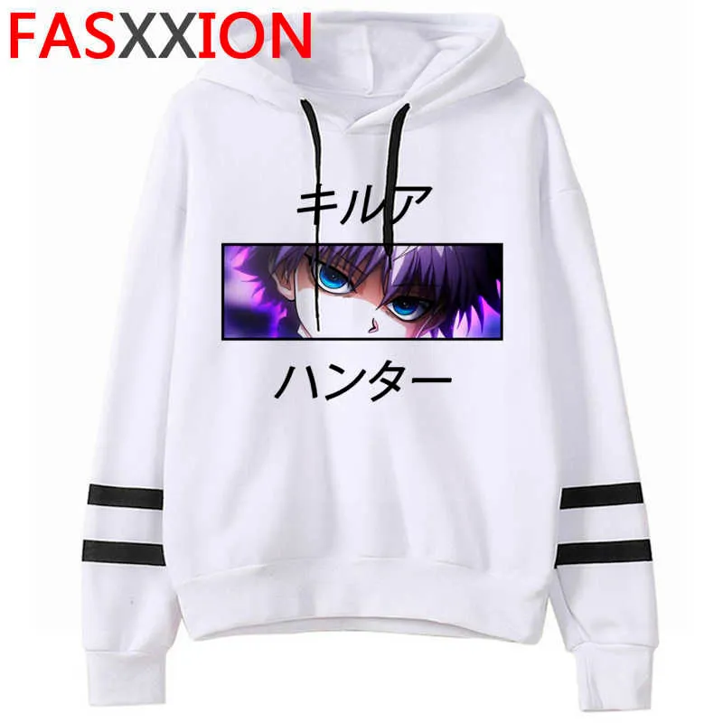 Kawaii Hunter X Hunter unisexe drôle mignon sweats à capuche hommes Anime Killua Zoldyck Hisoka Kurapika sweat-shirt Manga Streetwear sweat à capuche mâle Y0804