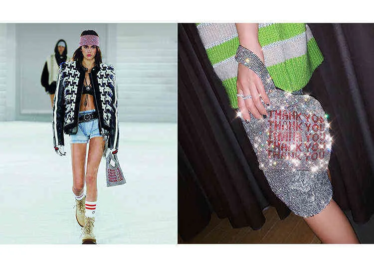 NXY BANDAGEM Agradecemos as lantejoulas de lantejoulas femininas pequenas bolsas Crystal Bling Fashion Lady Bucket Vest Girls Glitter Banks Brand 0214292r