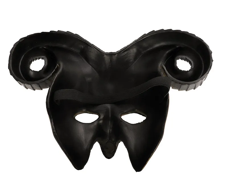 Masque d'horreur de fête de Mardi Gras d'halloween, pour hommes adultes et femmes, masques en corne de bœuf, accessoires de bal de mascarade WHDB21734A