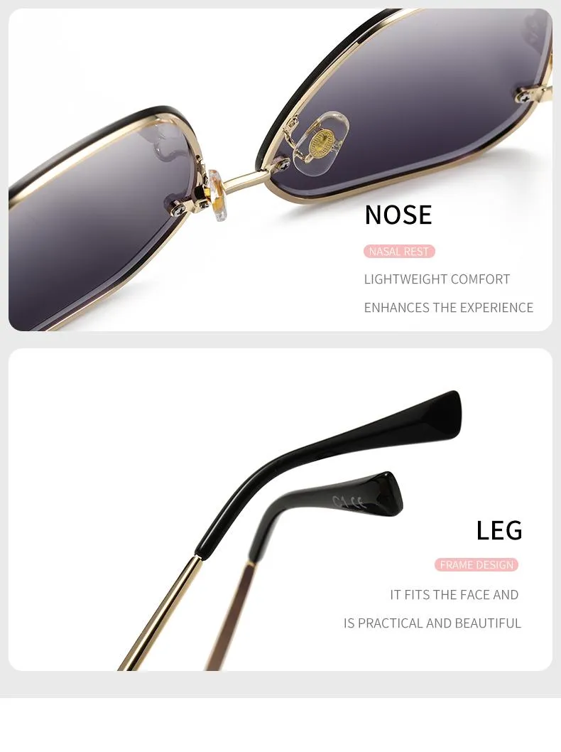 Lunettes de soleil garnies pour femmes, vague coréenne, Protection UV, lunettes de célébrité en ligne, tir de rue, 50550215s
