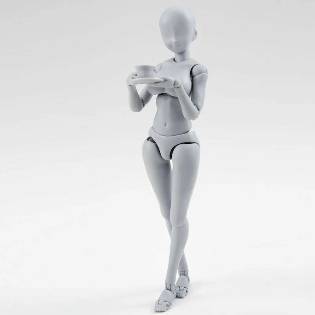 Desenho de figuras para artistas Ação Figura Modelo de Manequim Human Homem Kits Ação Toy Figura Anime Figura Figura Q07229037973