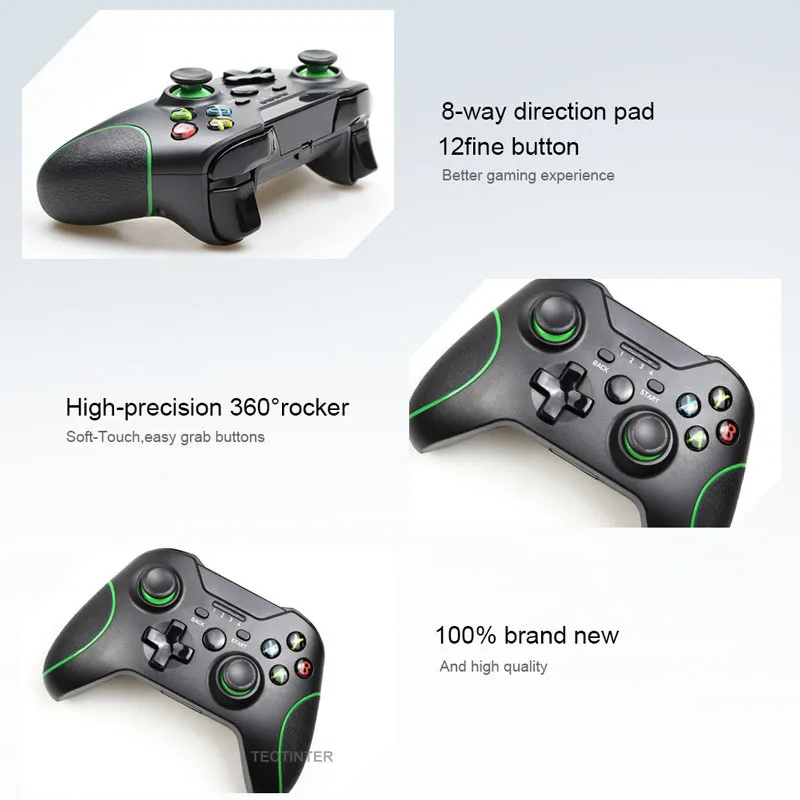 2.4g Trådlös spelkontroll En konsol PC Android Joypad Smartphone Gamepad Joystick Xbox One Controle