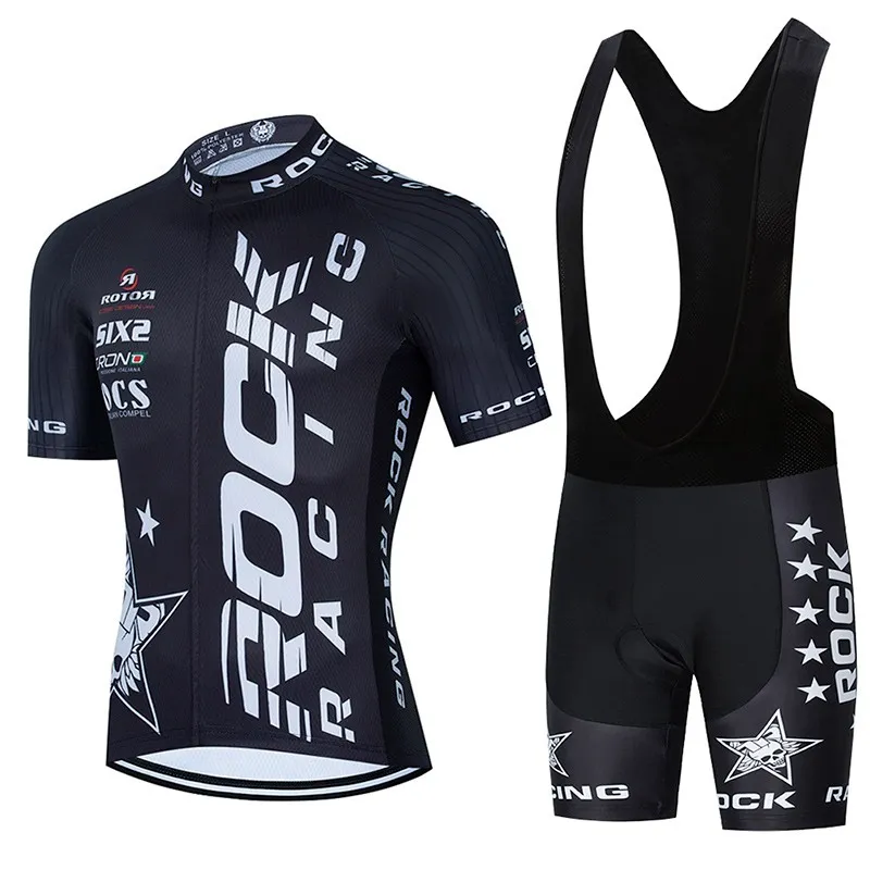 ROCK RACING Fietsen Team Jersey 20D Bike Shorts Set Ropa Ciclismo Heren MTB Uniform Zomer Fietsen Maillot Bottom Clothing216c