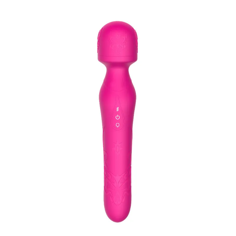 Massaggio Riscaldamento Vibratore Av Wand Massager Vibratore Impermeabile Soft Dildo Vibratore G Spot Clitoride Stimolatore Giocattoli adulti donna