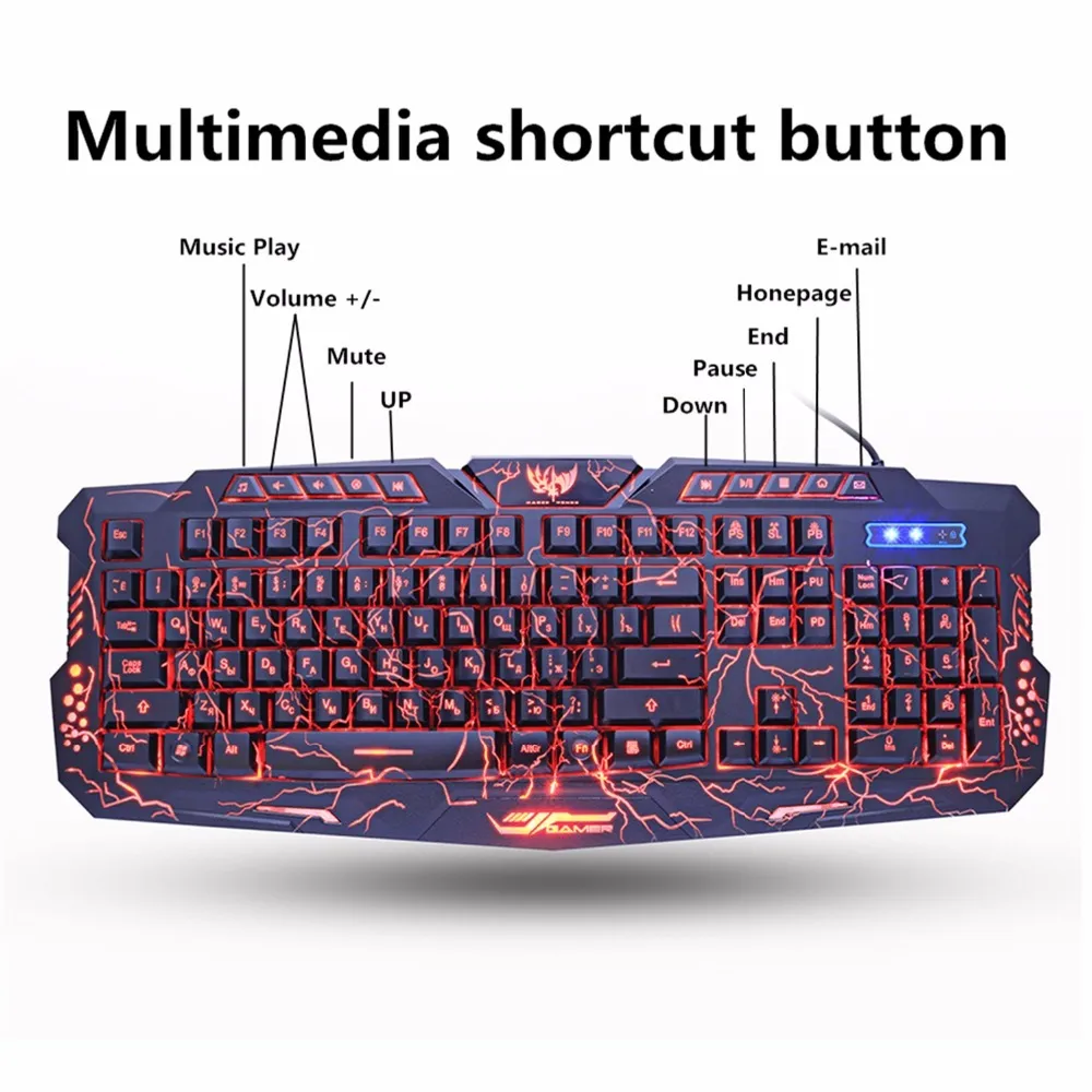 Russian-English-Gaming-Keyboard-LED-3-Color-M200-USB-Wired-Colorful-Breathing-Backlit-Waterproof-Computer-Crack