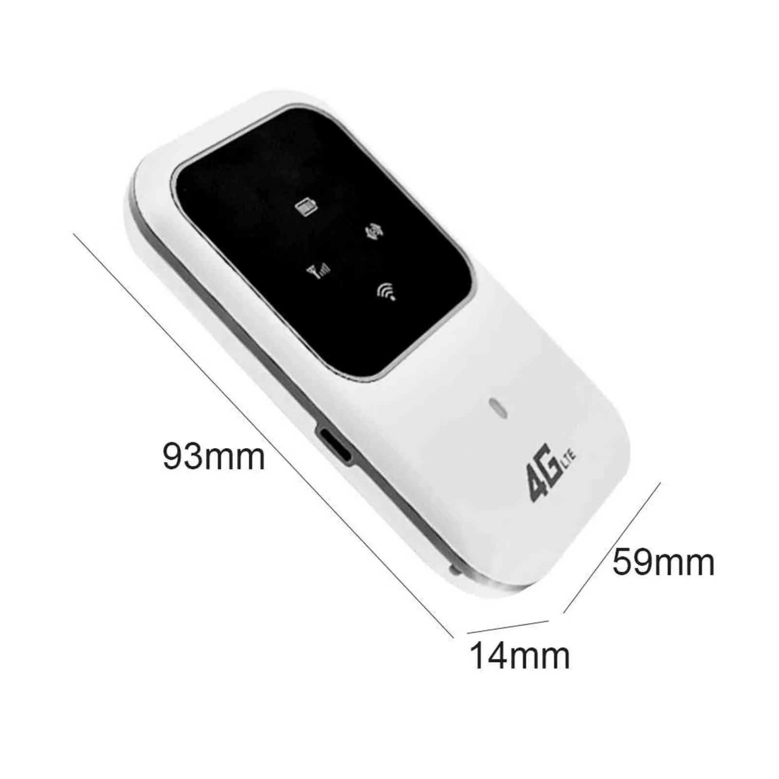 4G Wireless Router LTE Portable Car Mobile Broadband Network Pocket 24G Wireless Router 100 Mbps Spot Sim Låst WiFi Modem G9641515