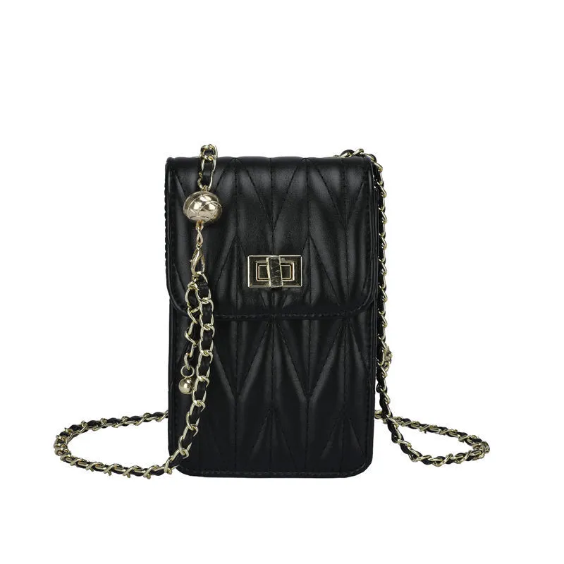 Shopping Internet Celebrity Nischentasche weiblich 2021 Sommer neue Mode-Einkaufstasche High Sense All-Matching Western Style Chain Phone Bag
