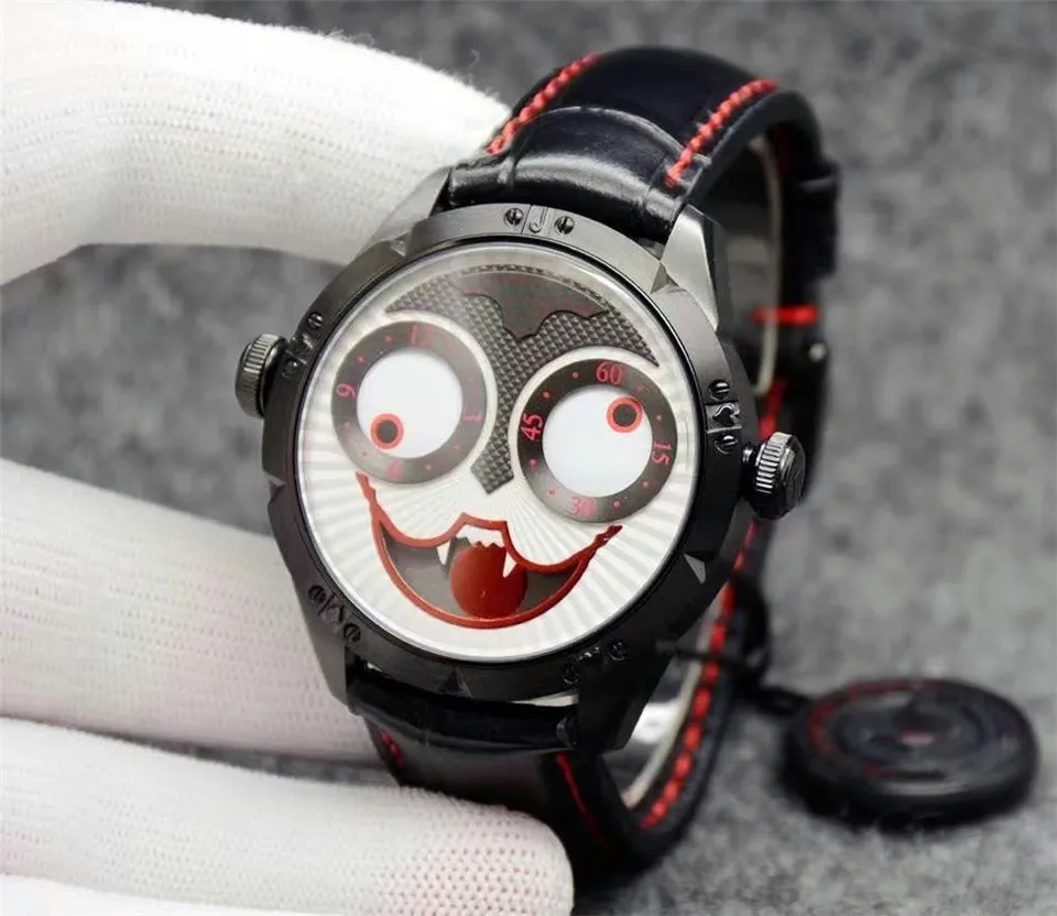 ジョーカーメンズは、防水DC Clown Quartz Watch Relojes Para Hombres221lの高品質のクリエイティブジョーカーダイアル