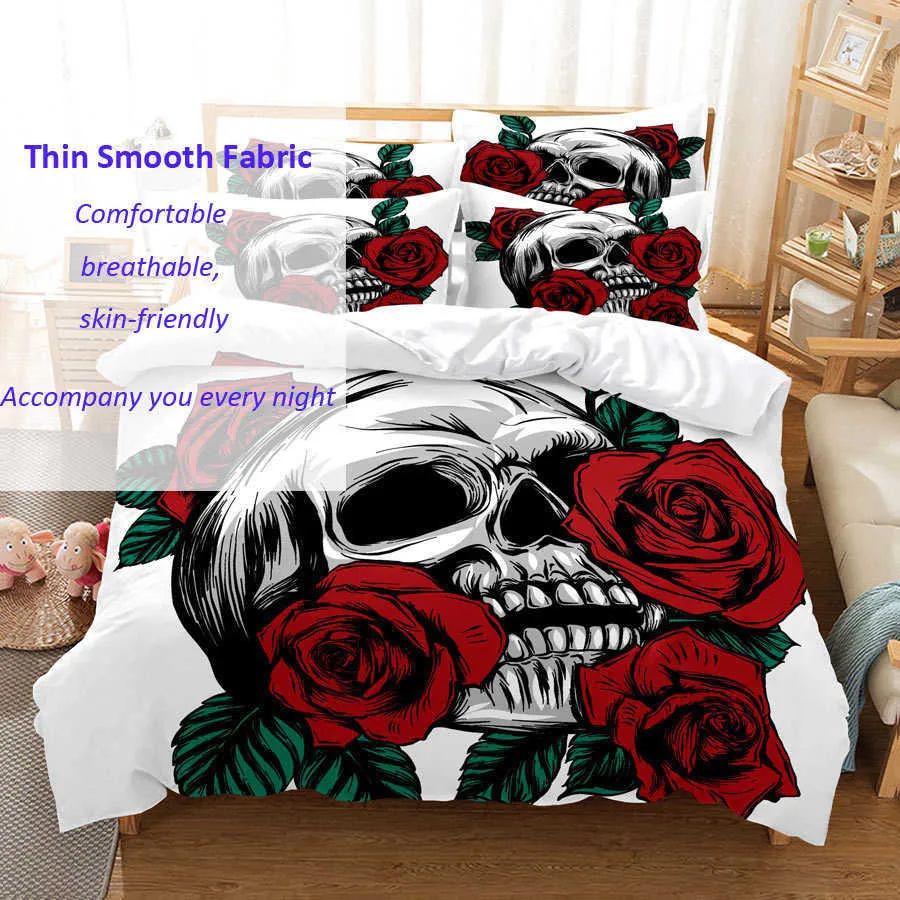 Red Rose Bedding Set Quilt Duvet Cover Comforter Pillow Case 3d Hd Double Full King Queen Twin Single Bedroom Flower8133048