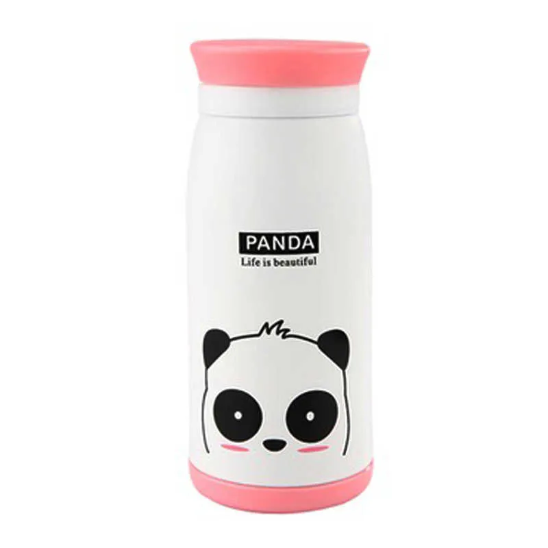 Fashion Cartoon Animals Thermos Bottle Studente bambini Simpatico thermos Thermos in acciaio inossidabile Thermocup Thermocup 210913
