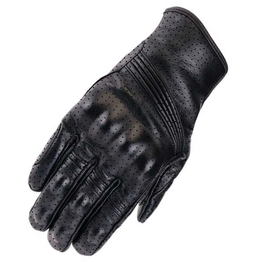 Nouveaux gants de Moto en cuir véritable écran tactile hommes femmes Motocross coupe-vent gants de vélo gant de Moto gants de Motocross mot H1022