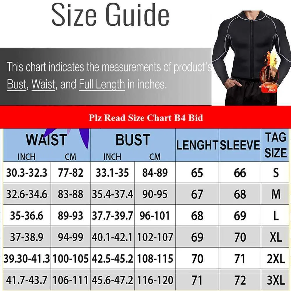 Mannen Zweet Sauna Suit Gewichtsverlies Neopreen Workout Shirt Body Shaper Gym Compressie Top Fitness Lange Mouw Shapewear