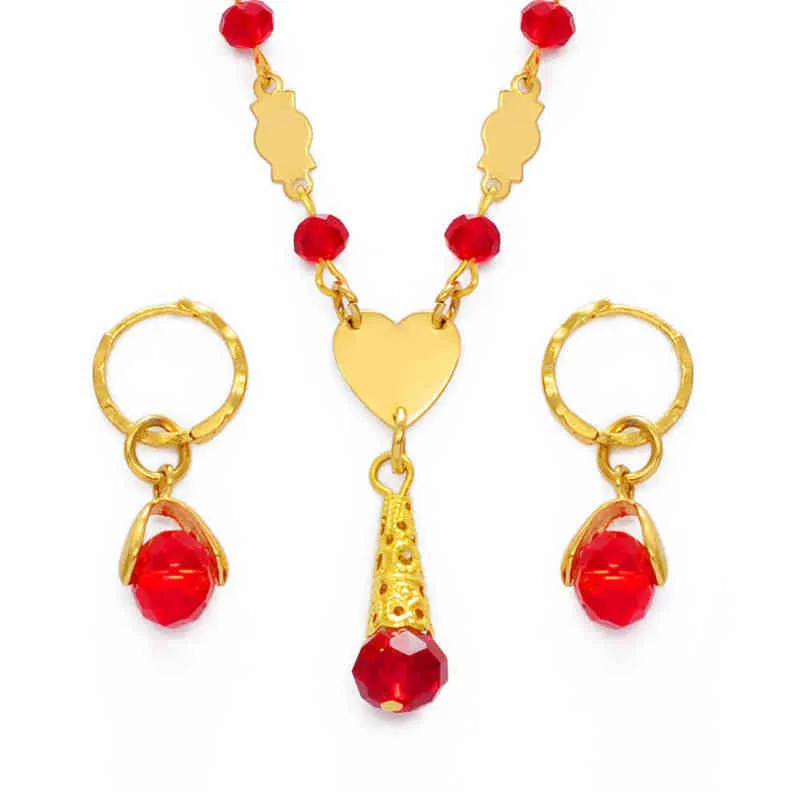 Anniyo hawaïen coloré boule de cristal perles colliers boucles d'oreilles ensembles Guam micronésie Chuuk Pohnpei bijoux cadeau #2408064355982
