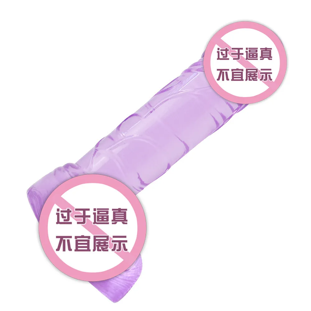 Massaggio Vero Fallo Gelatina Pene Morbido Piccolo Cazzo Super Spesso Realistico Dildo Ventosa Lesbiche Sextoys Le Donne Strap Sex shop6442614