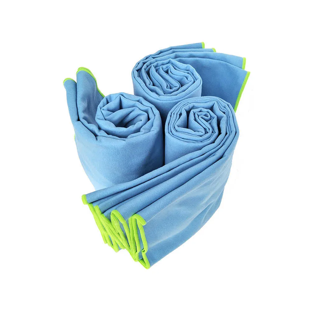 Towel Zipsoft Brand Drop Gym 75x135cm Sports Bath Beach Microfiber Fabrics Blanket Hiking Camping Swimming Travel 210728