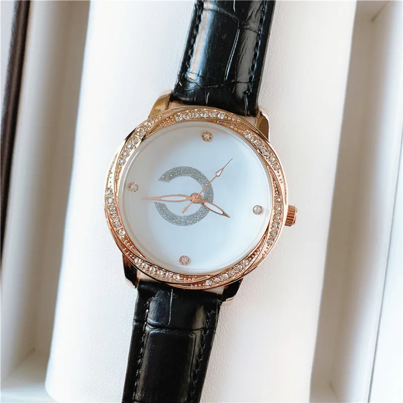 Top-Marken-Quarz-Armbanduhr für Damen, Damen-Mädchen-Stil, Metall-Stahlband-Uhren C27200G