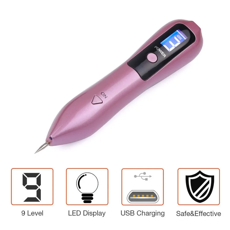 Laser Spot Removal Pen Mole Dark Remover Point Skin Wart Tag Tattoo Beauty Tool LCD Care 26