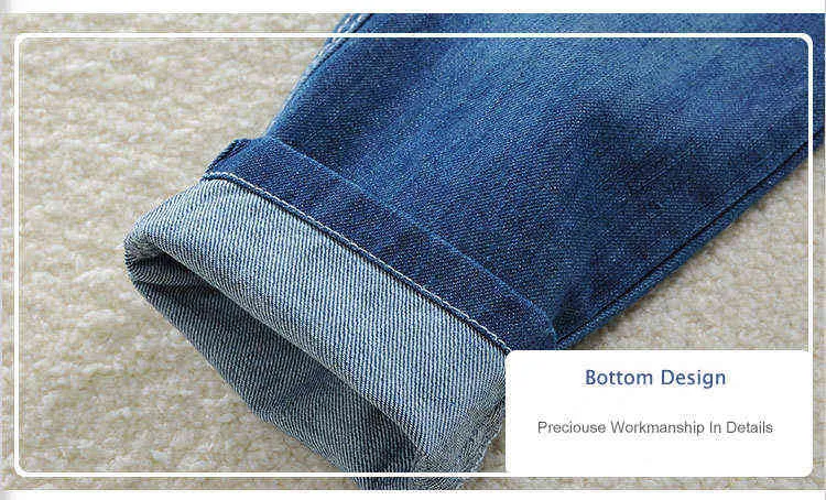 Katoen kinderen jongens broek broek 2 tot 14 y kinderen jeans denim lente herfst casual elastische taille 2111102