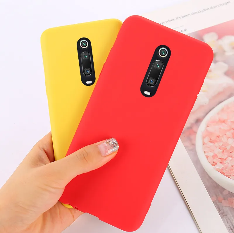 Étuis couleur bonbon pour Xiaomi Redmi K20 Pro Version globale étui Silicone couverture souple pour Xiomi Xiaomi Redmi K20 K20Pro housse de téléphone
