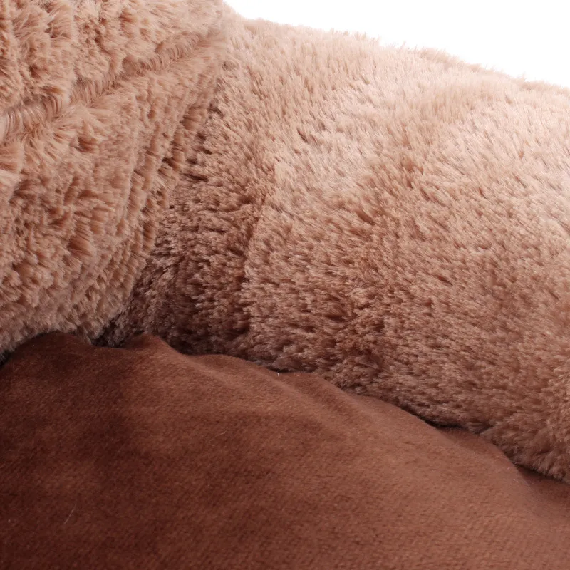 Mignon ours patte conception chat canapés-lits doux velours nid pour animaux de compagnie chaud maison de couchage lit pour petits chats animaux de compagnie