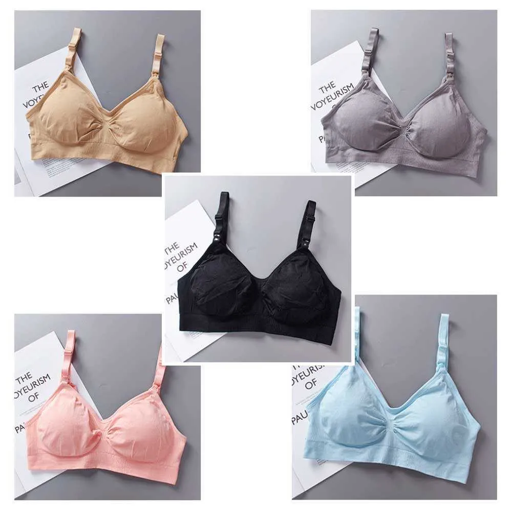 soutien-gorge d'allaitement soutien-gorge d'allaitement de maternité prévenir l'affaissement pour les femmes enceintes sous-vêtements soutien-gorge d'allaitement Drop Shipping Y0925