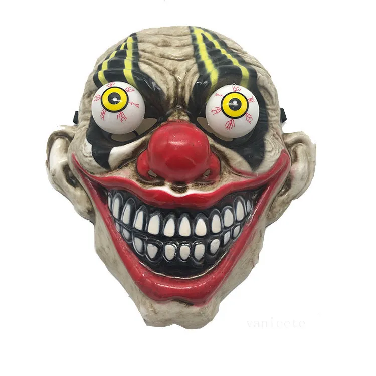 6 Maschere feste di Halloween in stile Maschera da clown COSPLAY maschera mostri adulti mascherata spettacoli di scena T2I52777