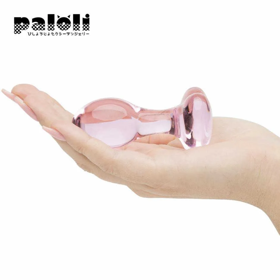 Hart kristal glas anale plug masturbatie sex speelgoed voor mannen vrouwen bindplug volwassen producten roze prostaat massager anale seksspeelgoed 215646789