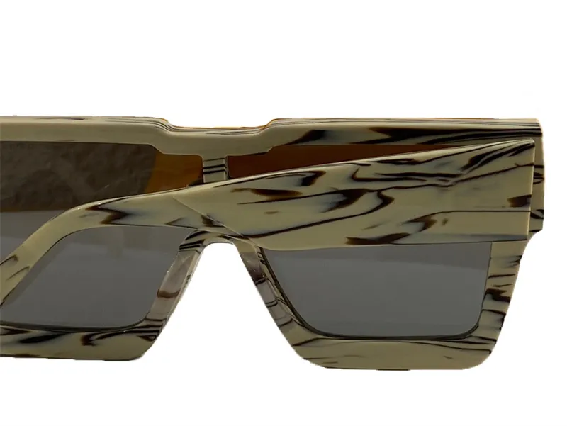 Lunettes de soleil de mode Z2188 lentille de cadre de plaque épaisse carrée avec décoration en cristal design avant-gardiste lunettes de protection UV400 en plein air2004