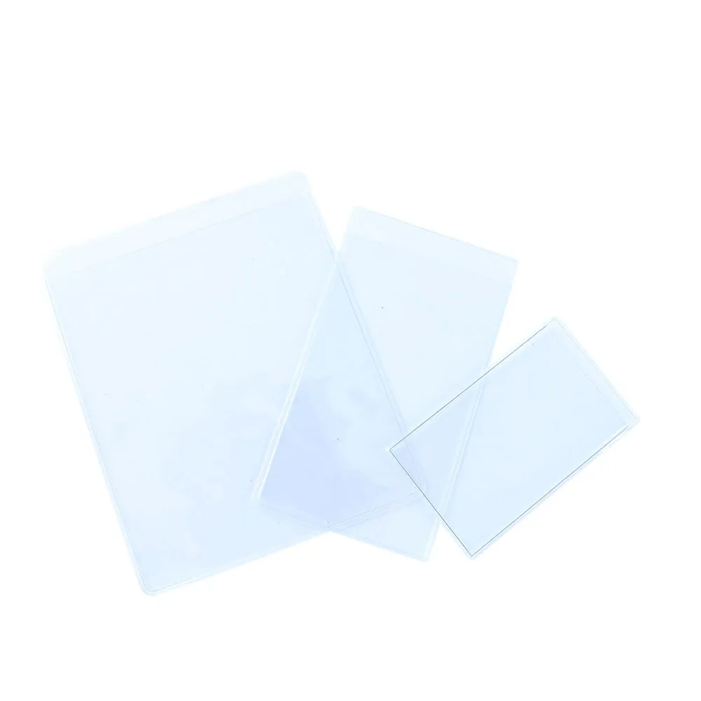 Transparent PVC caoutchouc souple feuille de prix affichage poche manchon de protection porte-étiquette prix étiquette carte signe cadre papier étiquette causeur