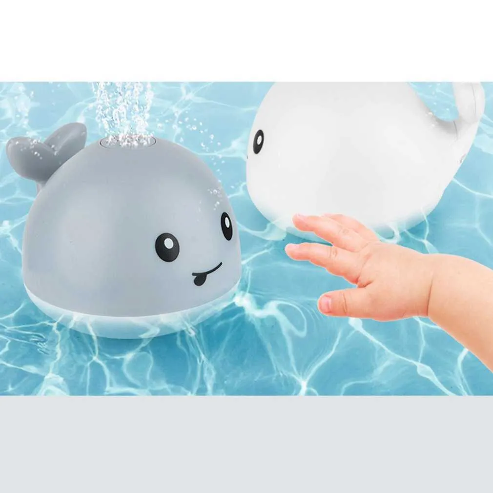 Kinder Baby Niedlich Cartoon Wal Schwimmend Sprühen Wasser Badespielzeug Auslauf Spray Dusche Baden Schwimmen Badezimmer Spielzeug 2107126997169