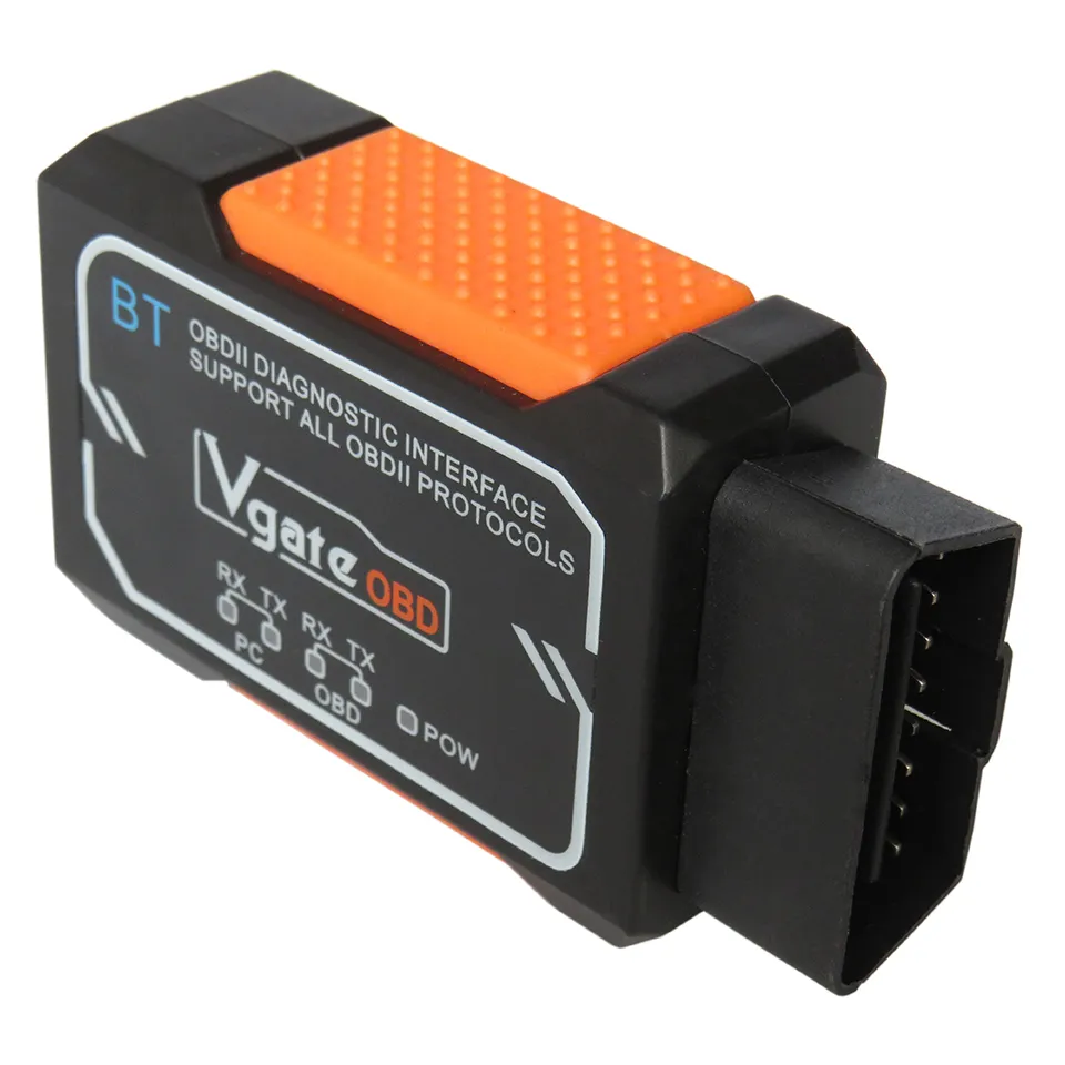 VGate OBD2 Scanner för bil Elm327 Bluetooth v1.5 Diagnostiska verktyg ELM 327 V 1.5 OBD 2 II Gränssnitt för Android / IOS PIC18F2480