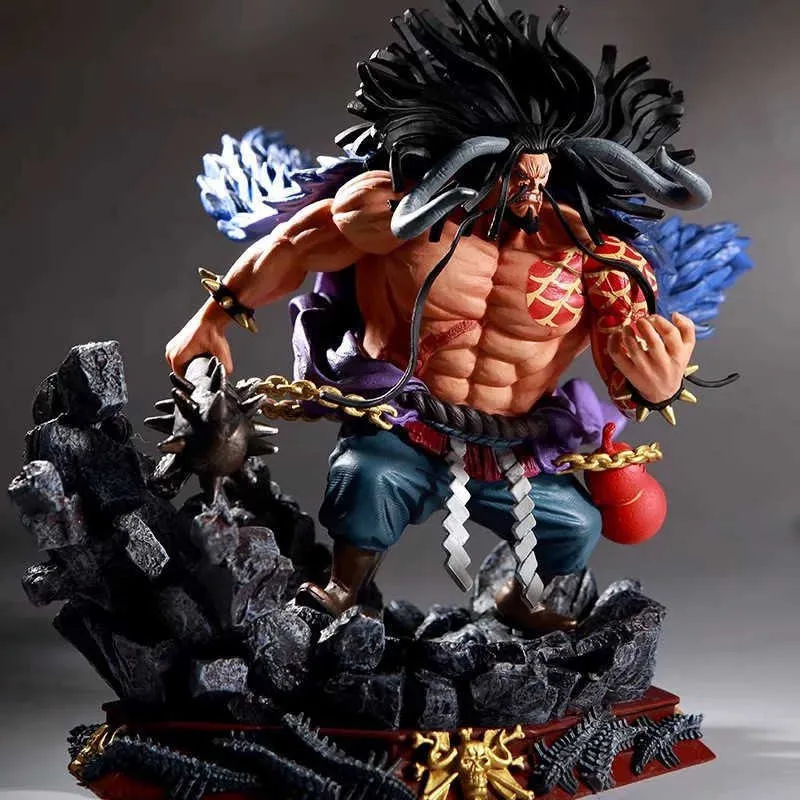 Аниме зверей Пираты GK Battle Kaido Действие Рисунок ПВХ Отличная модель Kaizokudan Figurine Игрушечные коллекции Подарок Q0722
