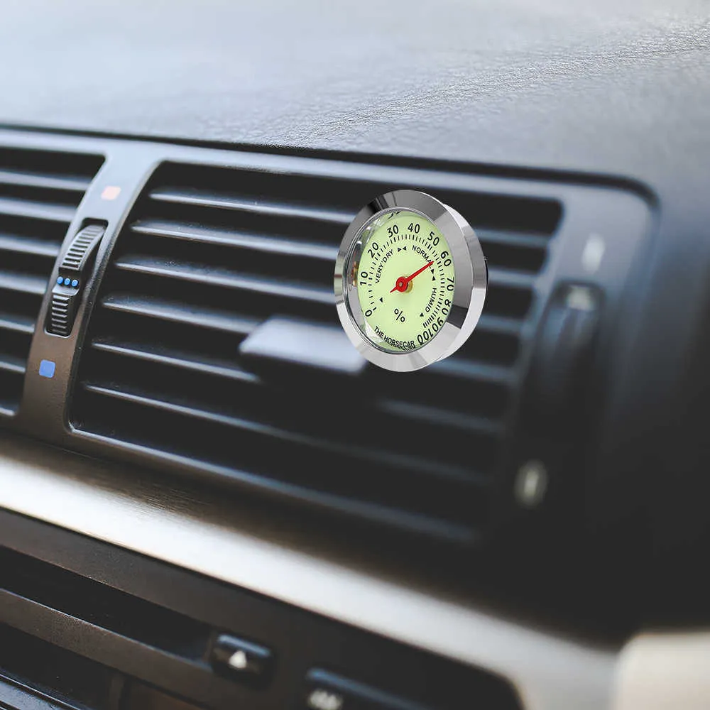 Mini thermomètre et hygromètre lumineux, ornements de voiture, accessoires d'intérieur, style de voiture, Clip de ventilation Automobile